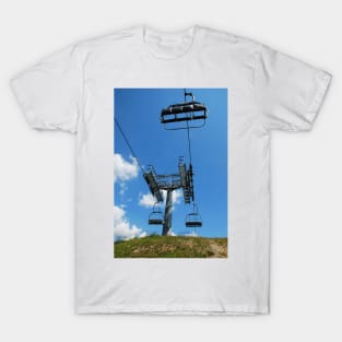 Ski Lift on Monte Zoncolan in Summer T-Shirt